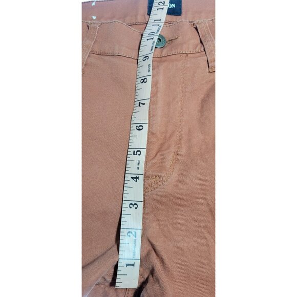 Hudson Byron Straight Jeans Mens 34 Orange Denim Classic Fit Stretch Five Pocket - Picture 8 of 11